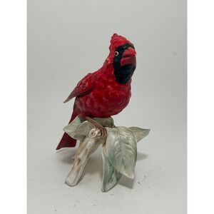 Goebel West Germany Cardinal Bird Figurine CV 111 Red Porcelain Vintage‎ 1969